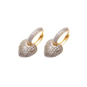 Argola 2 em 1 Banhada a Ouro 18k