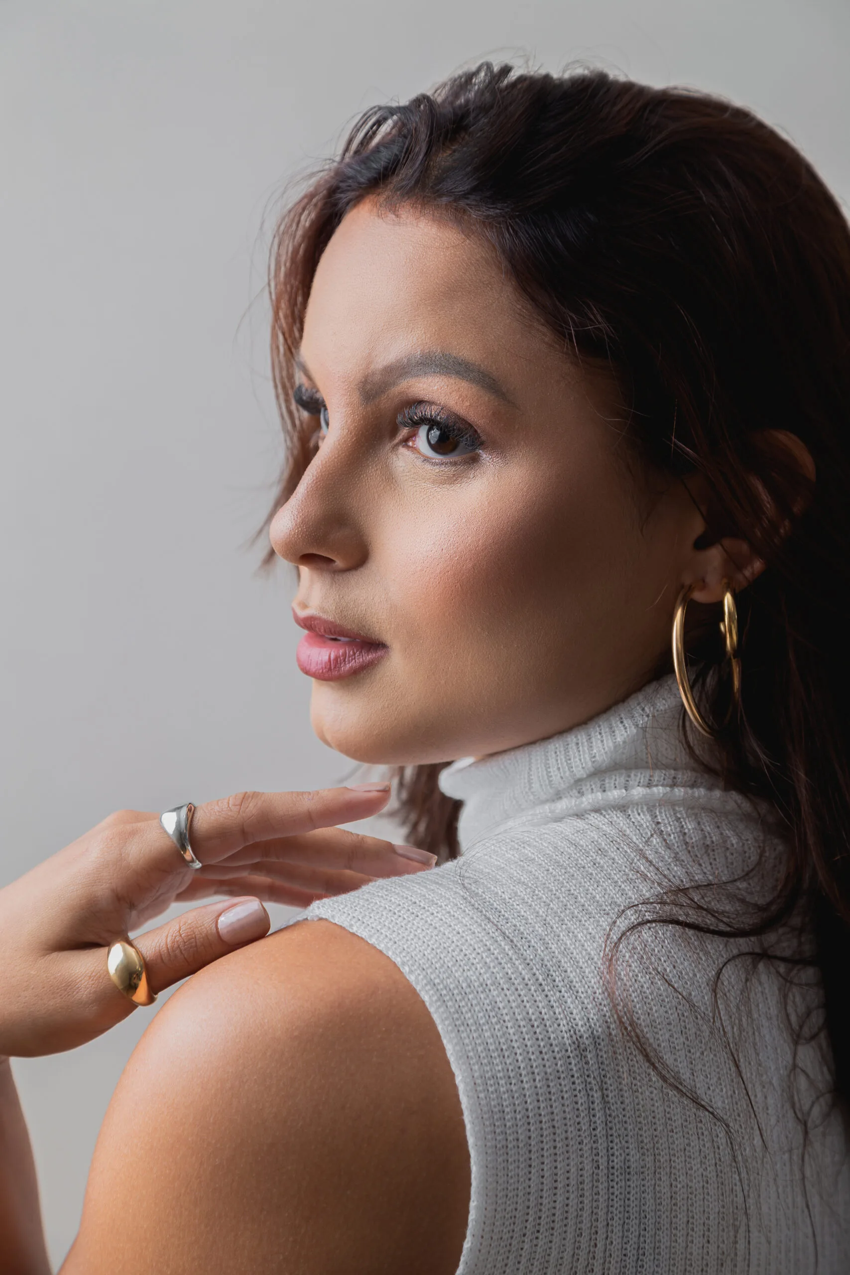 Anel Maxi Regulável Banhado a Ouro 18k