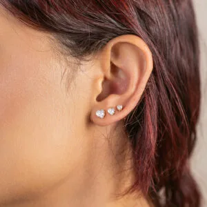 Trio Ponto de Luz Coração Cristal