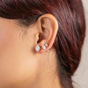 Ponto de Luz Oval Banhado a Ouro 18k