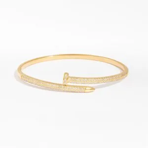 Bracelete Prego Banhado a Ouro 18k