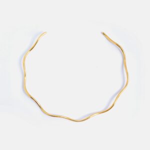Choker Duna Banhada a Ouro 18k