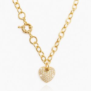 Choker Renata Banhada a Ouro 18k