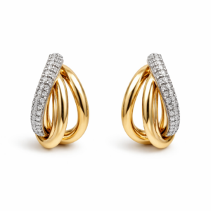 Brinco Veneza Banhado a Ouro 18k