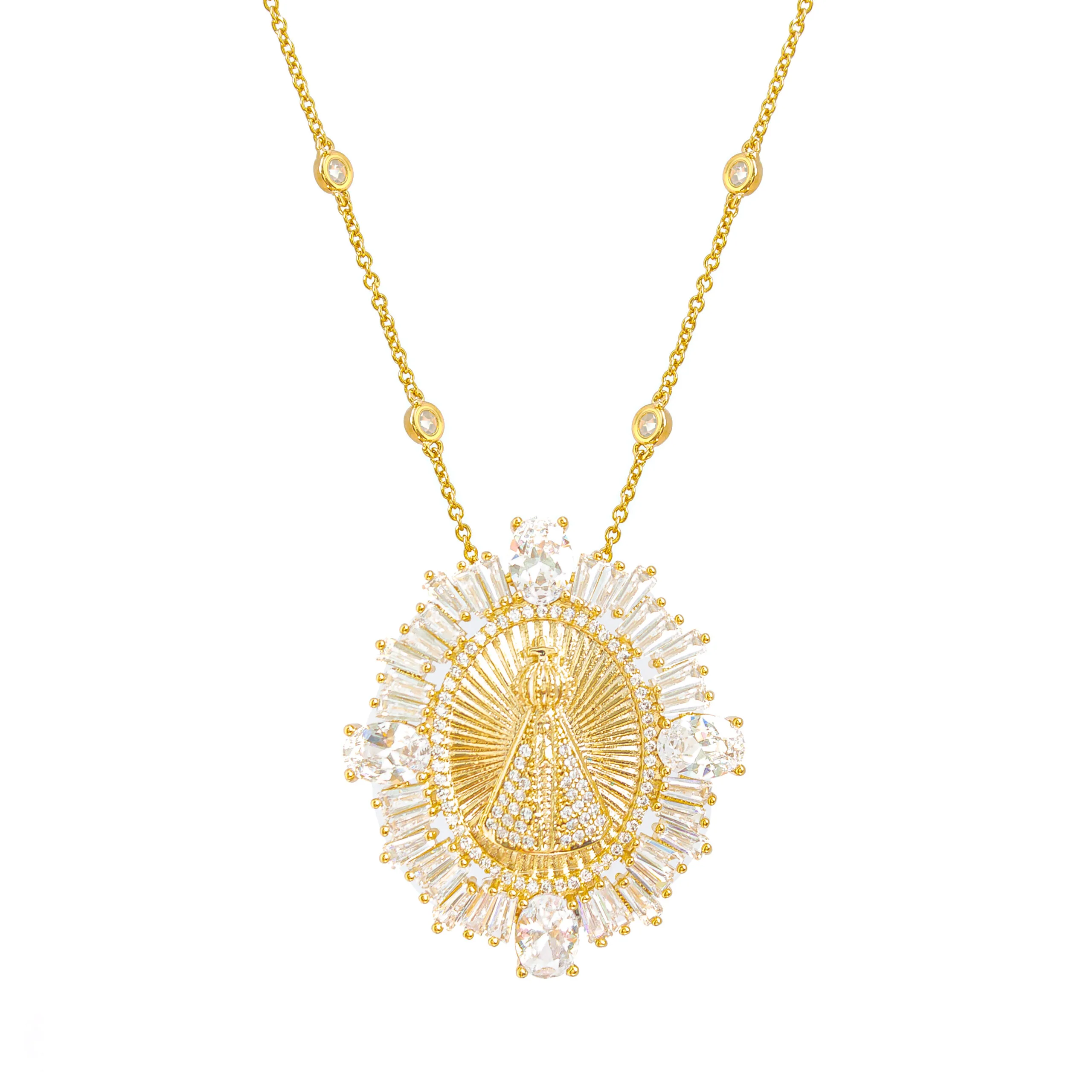 Colar Nossa Sra Aparecida Luxo