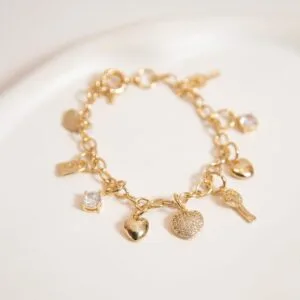 Pulseira Julyana Banhado a Ouro 18k