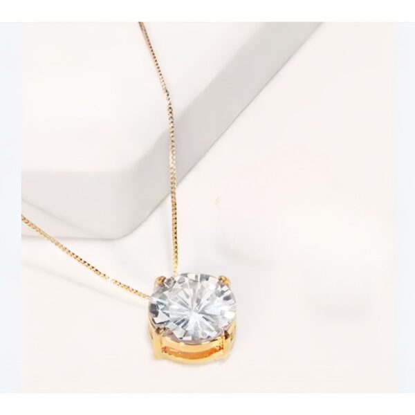 Colar Ponto de Luz Banhado a Ouro 18k - Imagem 3