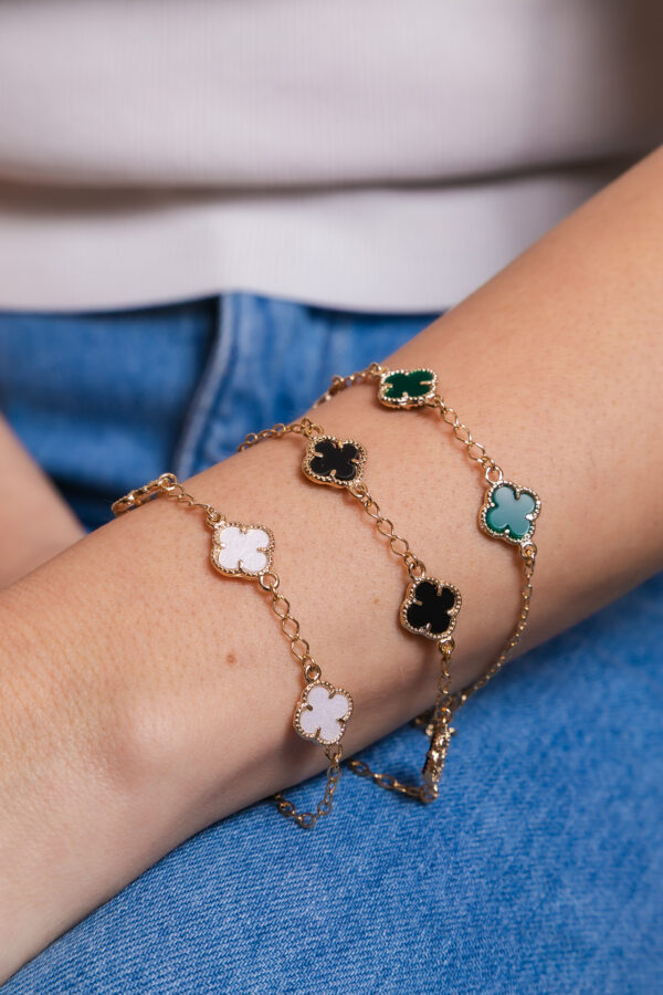 Pulseira Alhambra Banhada a Ouro 18k