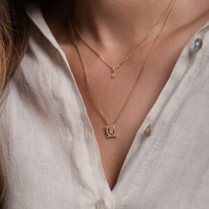 Colar Moldura duplo - Personalizado